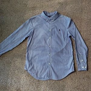 Stripped Polo button down